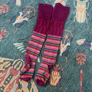 Smartwool Striped Foldover Socks S